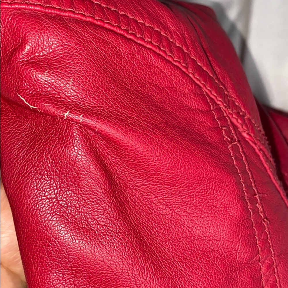 Red leather jacket - Picture 10 of 10